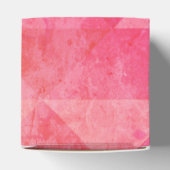 ピンクグランジオレンジ色の水色名前をカスタムする文字 フェイバーボックス (上部)