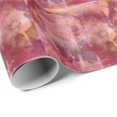 ピンクグランジ象 ラッピングペーパー (ロールコーナー)