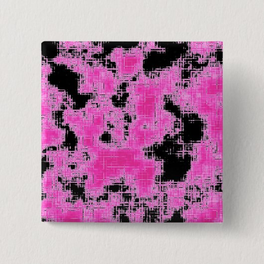 ピンクグランジ 缶バッジ (正面)