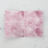 ピンクグリッジーグリッターパープルユニコーン ノートカード (内部)