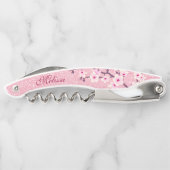 ピンクグリッターさくらんぼブラッズモノグラガーリーム ソムリエナイフ (裏面)