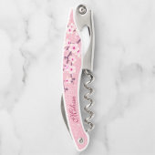 ピンクグリッターさくらんぼブラッズモノグラガーリーム ソムリエナイフ (裏面)