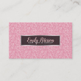 ピンクグリッターとブラックシルバーアクセント – アポイントメント