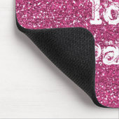 ピンクグリッターとライブラブスパークル引用文 マウスパッド (コーナー)