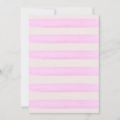 ピンクグリッターアイスクリーム誕生日招待状 招待状 (裏面)