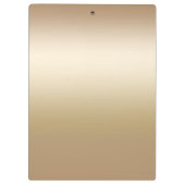 ピンクグリッターエレガントリップシックパーソナライズされたグラム クリップボード (裏面)