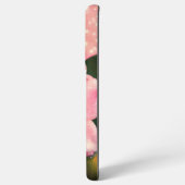 ピンクグリッターガーデニアモノグラム SAMSUNG GALAXYケース (左側面)