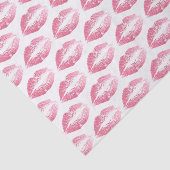 ピンクグリッターキスパターン 薄葉紙 (詳細)