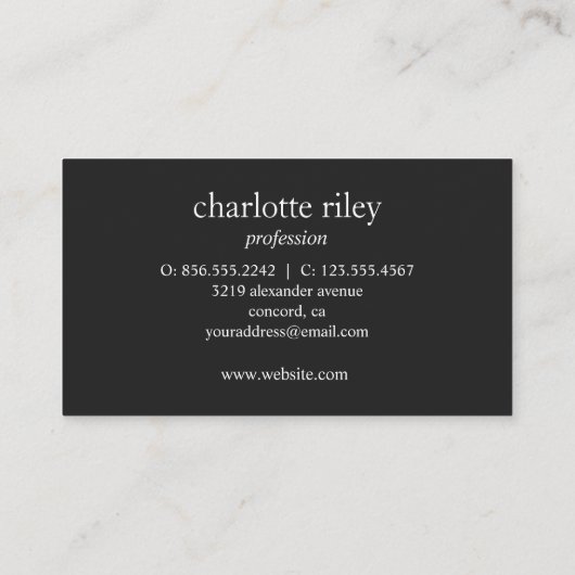 ピンクグリッターグラデーションの筆記式モノグラムサロンメイクアップ 名刺 (裏面)