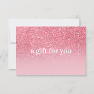 ピンクグリッターグラデーションサロンメイクアップブティック