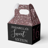 ピンクグリッターグラマラスSweet sixteen フェイバーボックス (裏面サイド)