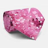 ピンクグリッタースパークル ネクタイ (ロール)