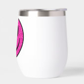 ピンクグリッタースマイル顔 (左面)