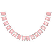 ピンクグリッターズガールズ誕生日 バンティングフラッグ (全)