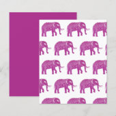 ピンクグリッターゾウ (正面/裏面)