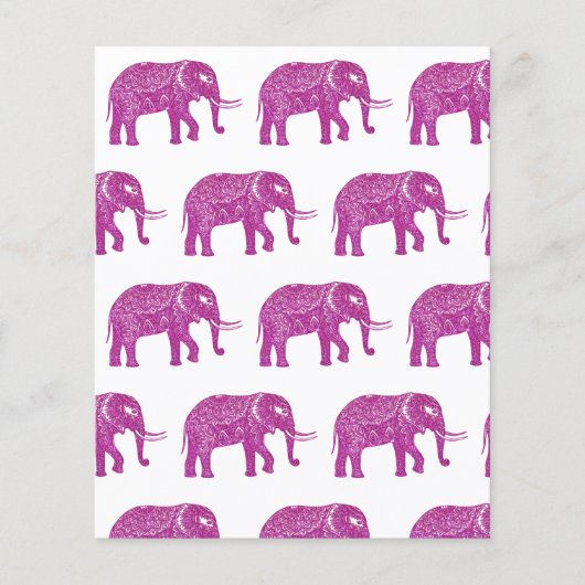 ピンクグリッターゾウ (正面)