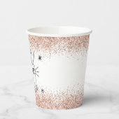 ピンクグリッタータッセルワースザハッスル卒業 紙コップ (左)