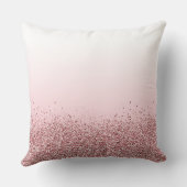 ピンクグリッターデザイン装飾用クッション クッション (裏面)