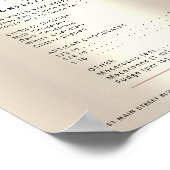 ピンクグリッタードリップスデザートメニュー価格表金ゴールド ポスター (角)