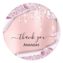 ピンクグリッタードリップスブライダルスウィート16thありがとう