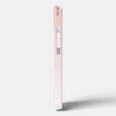 ピンクグリッタードリップバラグラデーション金ゴールド名ガーリー Case-Mate iPhoneケース (裏面 / 左)