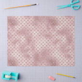 ピンクグリッターハート 薄葉紙 (クラフト)