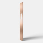 ピンクグリッターバラ金ゴールドマーブルモノグラム Case-Mate iPhoneケース (裏面 / 右)