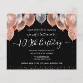 ピンクグリッターバルーン100th誕生日パーティー (正面)