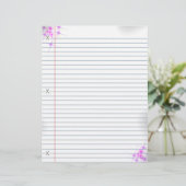 ピンクグリッターパンクノート紙 (スタンド正面)