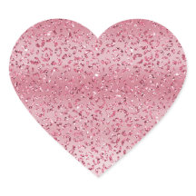 ピンクグリッターヒョウグラデーション