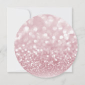 ピンクグリッターベビー写真 シーズンカード (裏面)