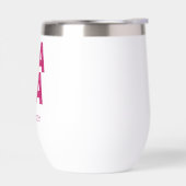 ピンクグリッターボウママコケットエステティック母 (左面)