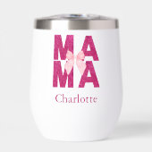 ピンクグリッターボウママコケットエステティック母 (正面)