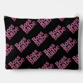 ピンクグリッターボスバベ アクセサリーポーチ (裏面)