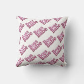 ピンクグリッターボスバベ クッション (裏面)