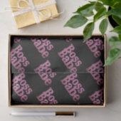 ピンクグリッターボスバベ 薄葉紙 (ギフト)