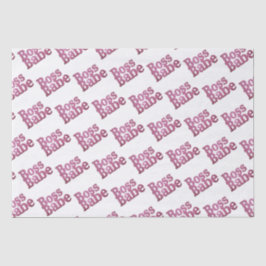 ピンクグリッターボスバベ 薄葉紙