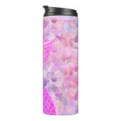 ピンクグリッターマーメイドテール タンブラー (回転右)