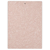 ピンクグリッターモノグラム クリップボード (裏面)