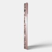 ピンクグリッタールック手書き名13 Case-Mate iPhoneケース (裏面 / 右)