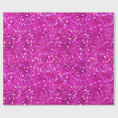 ピンクグリッター包装紙 ラッピングペーパー (フラット)