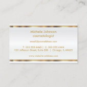 ピンクグリッター口紅ビジネス紹介 紹介カード (裏面)