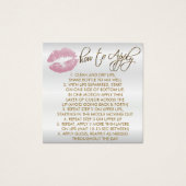 ピンクグリッター唇オン白 – 適用方法 (正面)