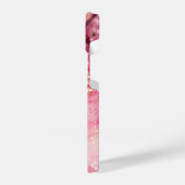 ピンクグリッター渦 iPhoneケース (左側面)