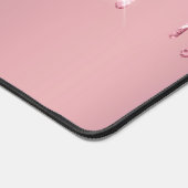 ピンクグリッター美しいサービス デスクマット (コーナー)