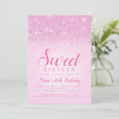 ピンクグリッター、スイート16招待状 招待状 (スタンド正面)