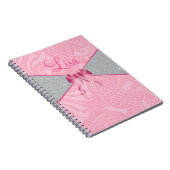 ピンクグリッター ノートブック (右側)