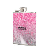 ピンクグリッター&マーブルグラデーション フラスク (左)