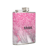 ピンクグリッター&マーブルグラデーション フラスク (右)