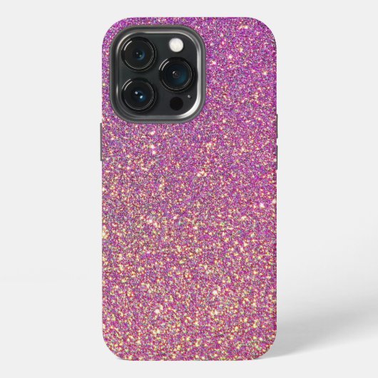 ピンクグリッター  iPhoneケース (裏面)